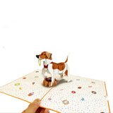 Happy Puppy Pop Up Card