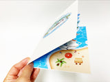 Yacht Vacation Pop Up Card