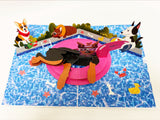 Dog Party Pop Up Card