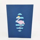 Flamingos Pop Up Card