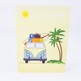 Beach Pop Up Card-Yellow