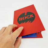 Rock n Roll Band Pop Up Card