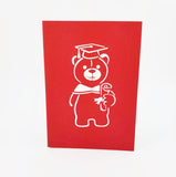 Grad Bear Pop Up Card