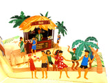 Beach Dance Party Pop Up Card