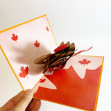 Canada Day Beaver Pop Up Card