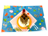 Tall Burger Pop Up Card