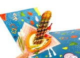 Tall Burger Pop Up Card