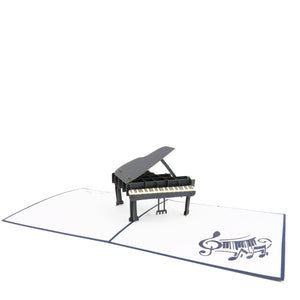 Grand Piano Pop Up Card