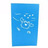 Party Crab Pop Up Birthday Card
