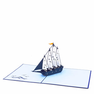 Ship Pop Up Card-style2