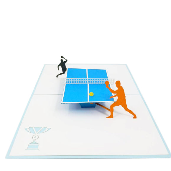 Ping Pong Pop Up Card