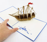 Ship Pop Up Card-style1