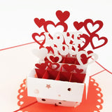Love Gift Box Pop Up Card