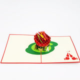 Delicious BBQ Grill Pop Up Card