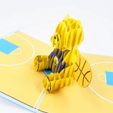 Basketball Bear Pop Up Card