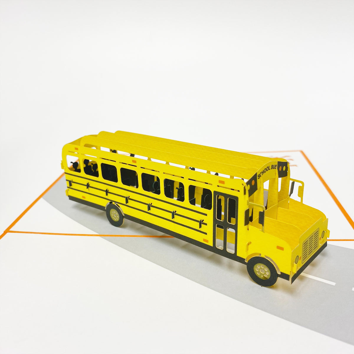 3D School Bus Card – Pop Card Express