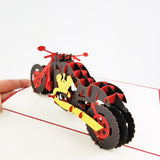 Motorcycle Pop Up Card