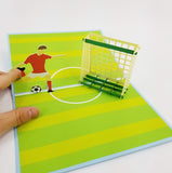 Soccer Game Pop Up Card (Light Green)