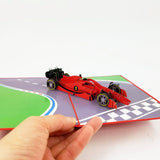 Racing Car Pop Up Card