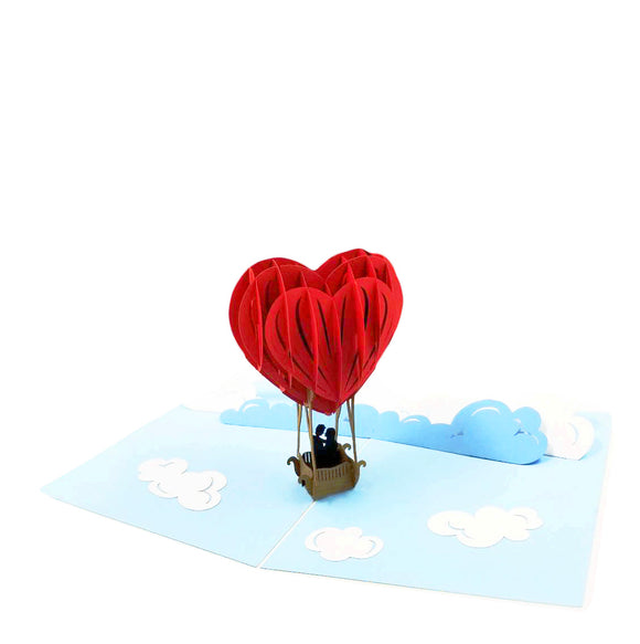 Love Balloon Pop Up Card